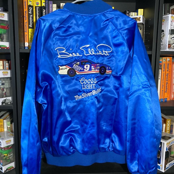 Auburn Sportswear Jackets & Coats Vintage Bill Elliott Nascar Bomber Jacket Xl Auburn
